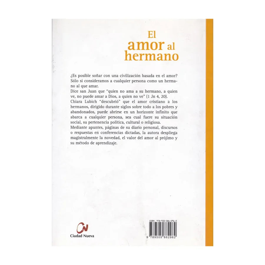 El amor al hermano de Chiara Lubich
