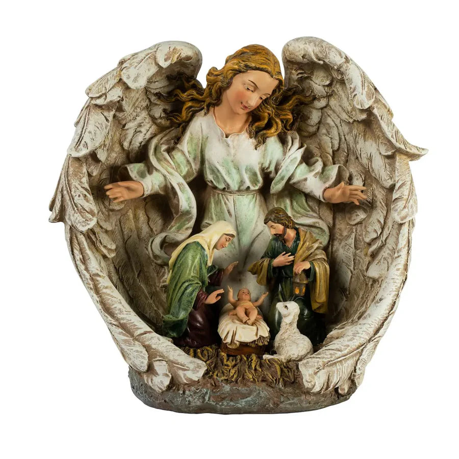 Nacimiento Ángel de la guarda 27cm