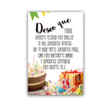 Lo que sueño para ti: feliz cumpleaños (libro tarjeta)