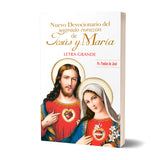Nuevo devocionario del sagrado corazón de Jesús y María + letra grande