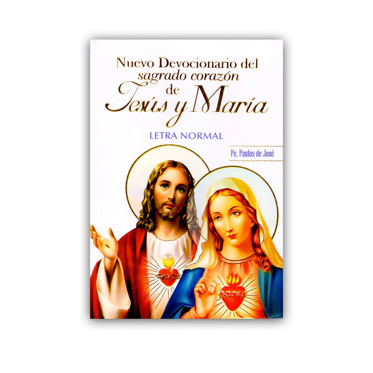 Nuevo devocionario del sagrado corazón de Jesús y María – letra Normal