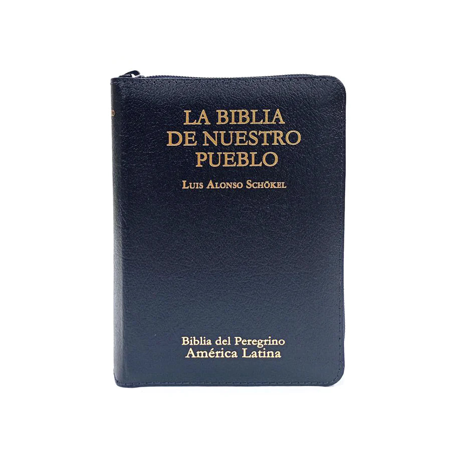 La Biblia de Nuestro Pueblo C/Funda/Cierre/Uñero Luis A. Schokel- Libro importado-San Pablo Internacional
