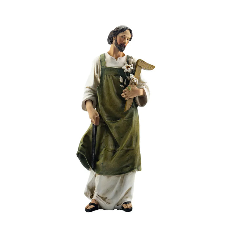 San José obrero (con lirio) 25cm